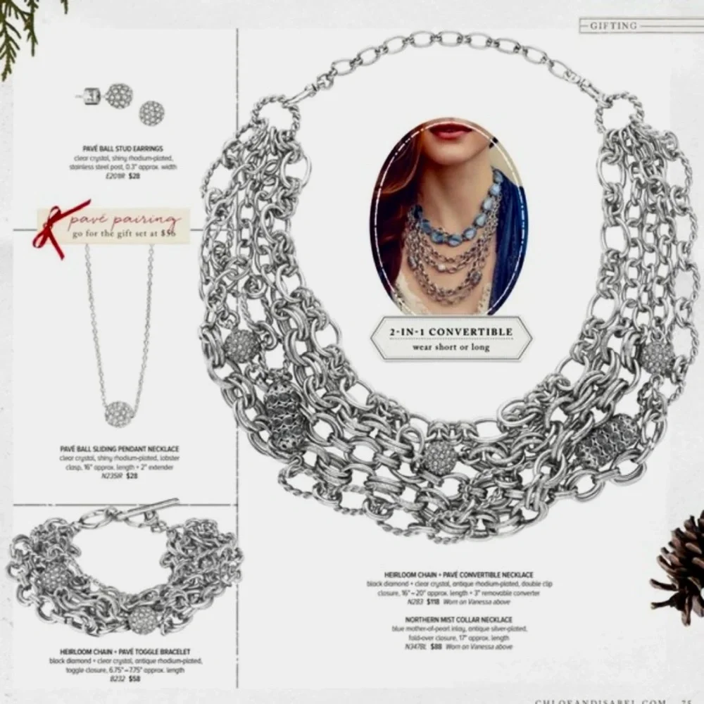 Chloe + Isabel Silver Layered Necklace and bracelet
B1 - Picture 5 of 16